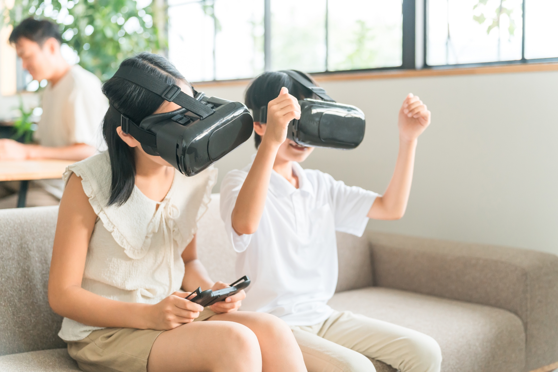 施設での体験風景